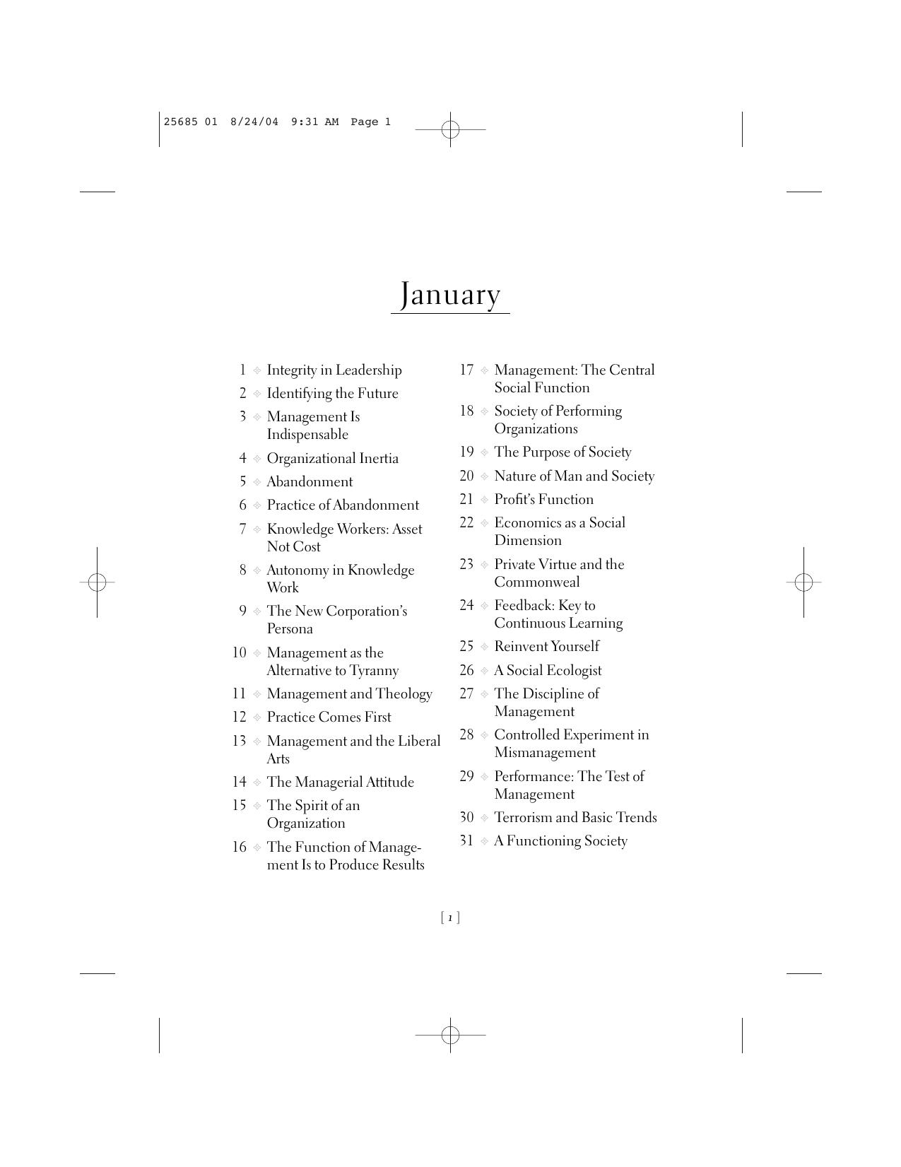 The Daily Drucker by Peter F. Drucker