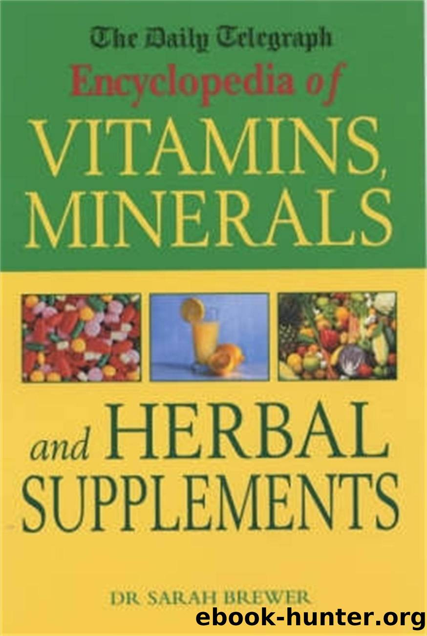 The Daily Telegraph: Encyclopedia of Vitamins, Minerals Herbal Supplements by Author
