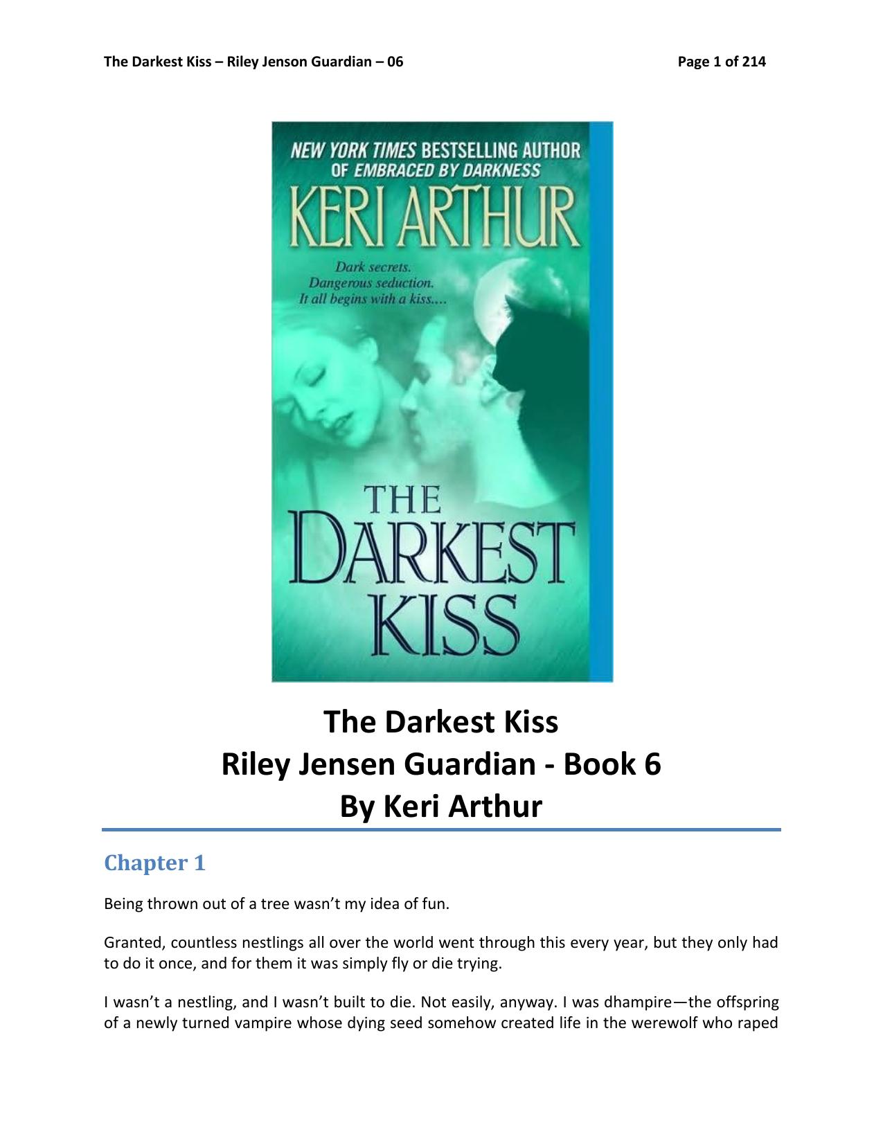 The Darkest Kiss by Keri Arthur