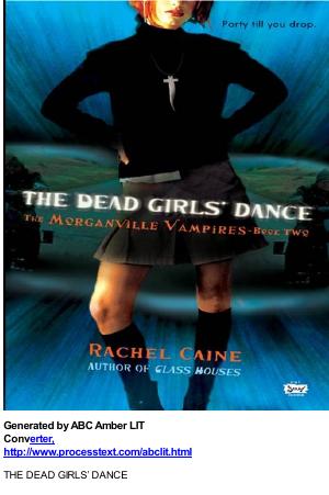 The Dead Girls Dance by Rachel Caine