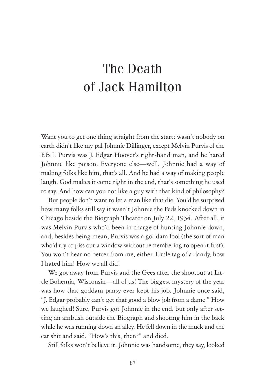 The Death of Jack Hamilton by Stephen King