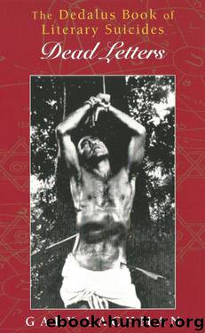 The Dedalus Book of Literary Suicides by Gary Lachman