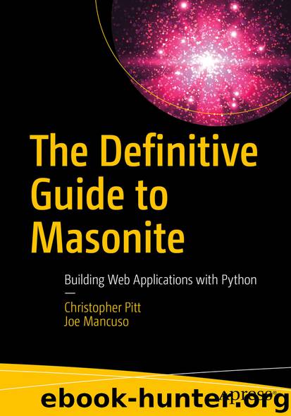 The Definitive Guide to Masonite by Christopher Pitt & Joe Mancuso