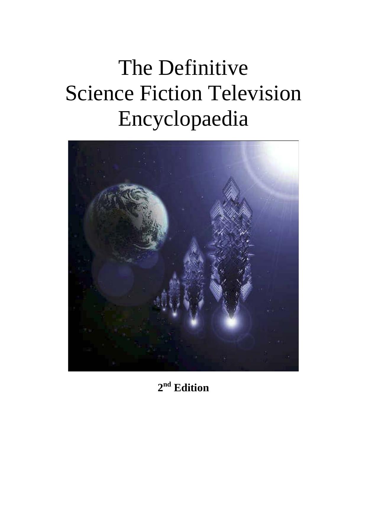 The Definitive Science Fiction Television Encyclopedia by Lee Server