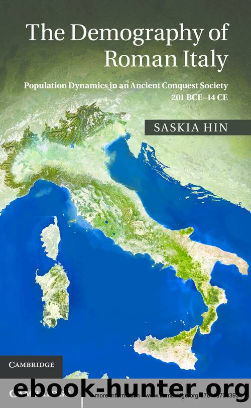 The Demography of Roman Italy by Saskia Hin & Saskia Hin