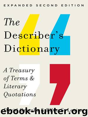 The Describer's Dictionary by David Grambs
