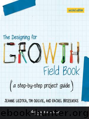 The Designing for Growth Field Book by Jeanne Liedtka