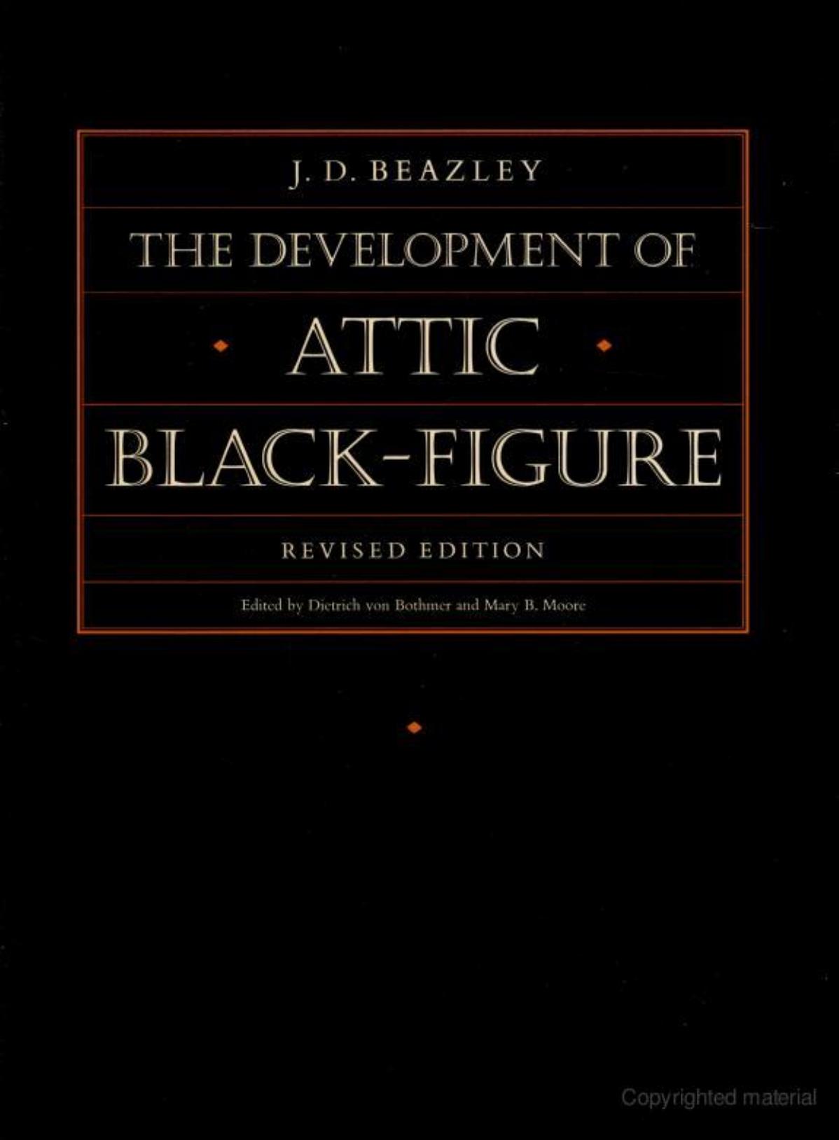 The Development of Attic Black-Figure by unknow