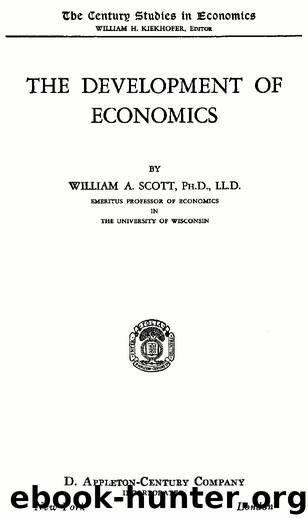 The Development of Economics by William A. Scott