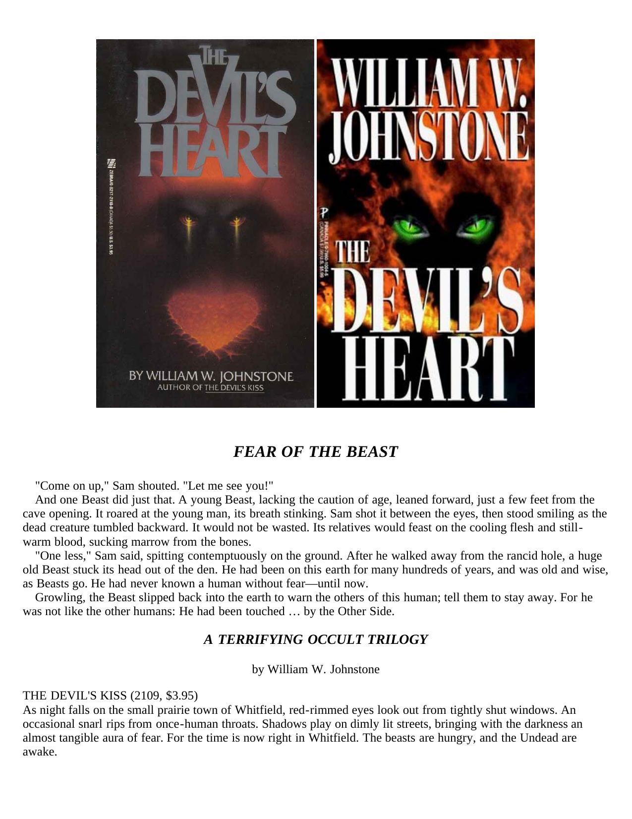 The Devil's Heart by William W. Johnstone