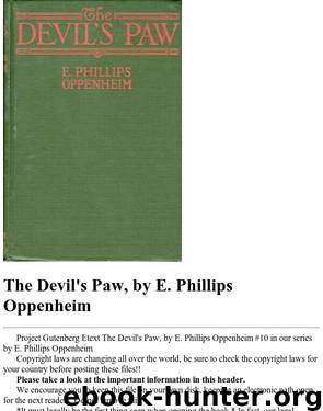 The Devil's Paw by E. Phillips Oppenheim