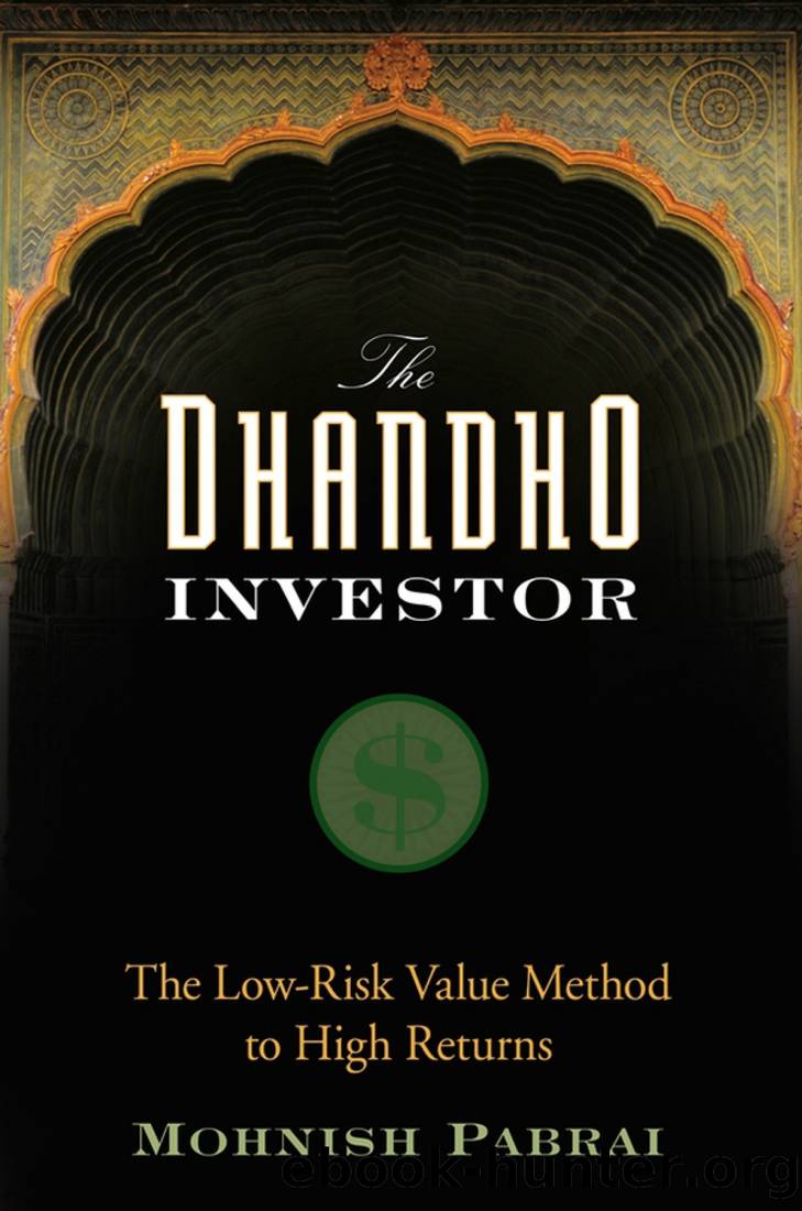 The Dhandho Investor: The Low-Risk Value Method to High Returns by Mohnish Pabrai