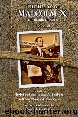 The Diary of Malcolm X by El-Hajj Malik El-Shabazz