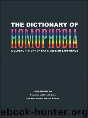 The Dictionary of Homophobia by Louis-Georges Tin