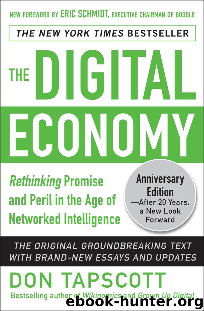 The Digital Economy ANNIVERSARY EDITION by Don Tapscott