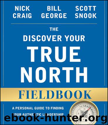 The Discover Your True North Fieldbook: A Personal Guide to Finding Your Authentic Leadership (J-B Warren Bennis Series) by Nick Craig & Bill George & Scott Snook
