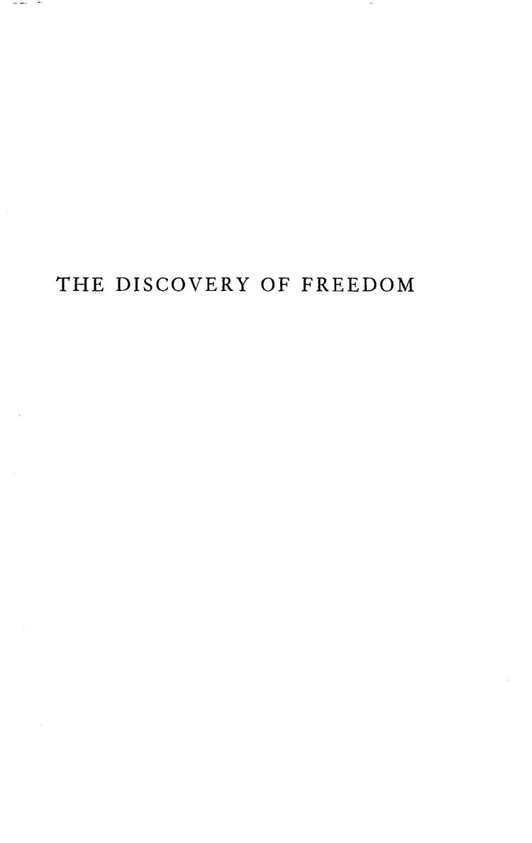 The Discovery of Freedom by Rose Wilder Lane