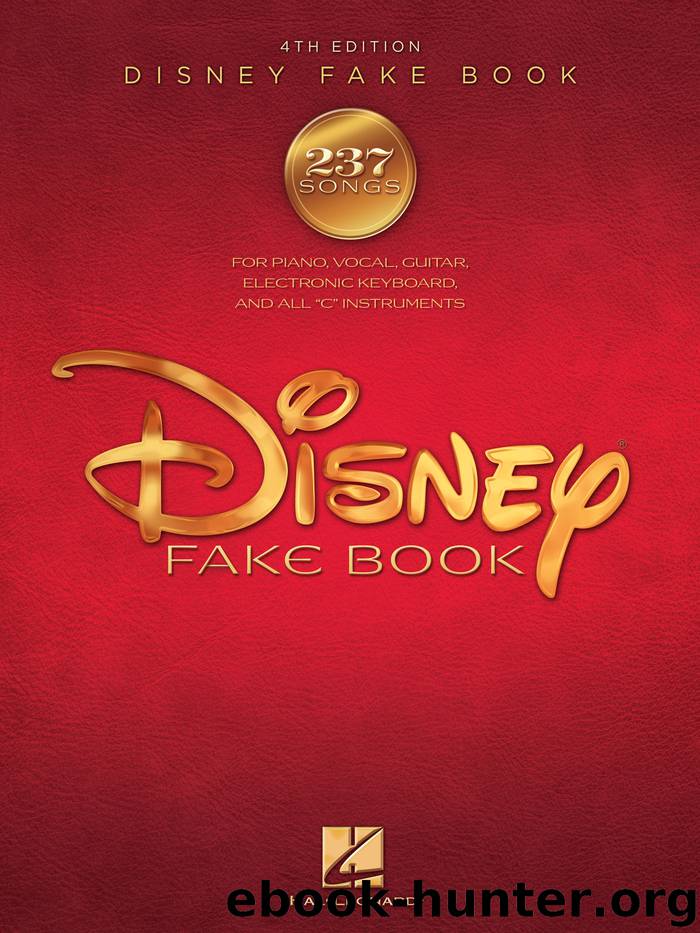 The Disney Fake Book by Hal Leonard Corp