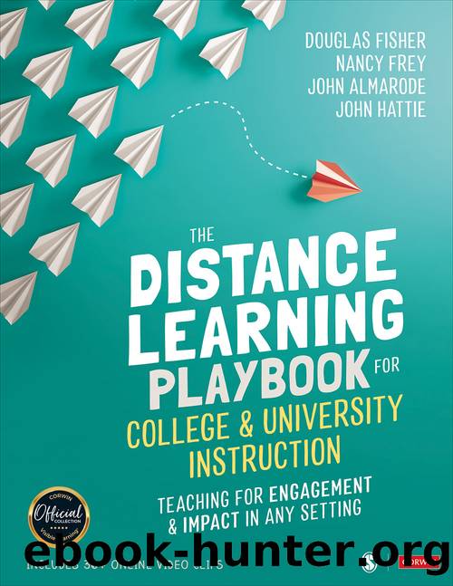 The Distance Learning Playbook for College and University Instruction by unknow