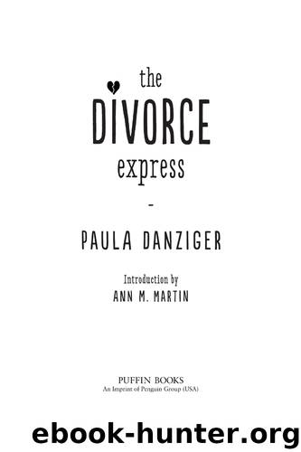 The Divorce Express by Paula Danziger