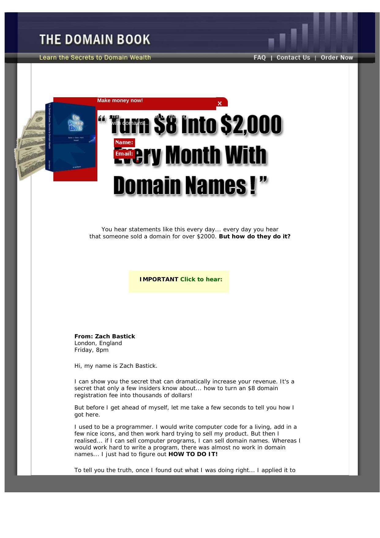 The Domain Secrets Book. by Best of Kuszter's Collection