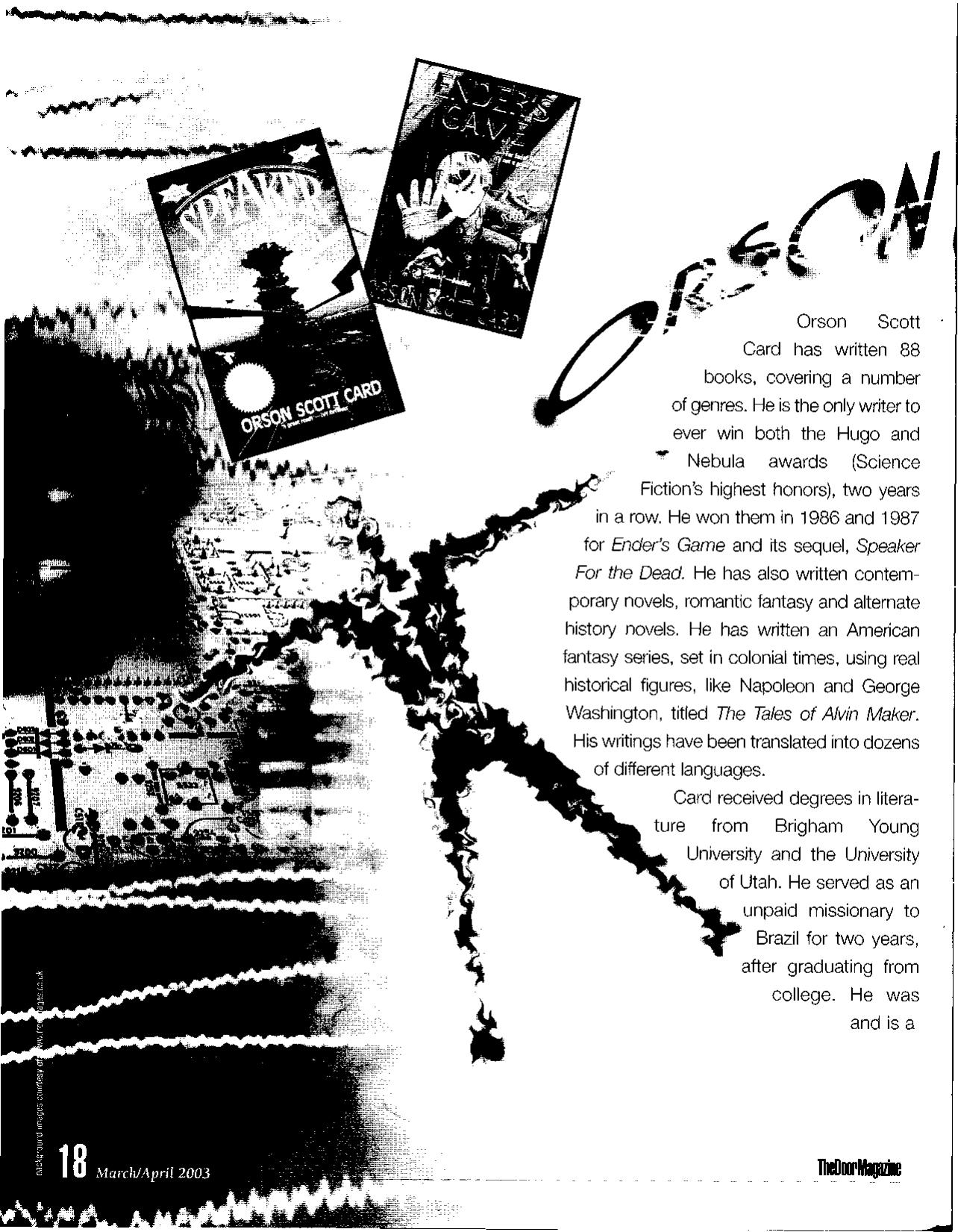 The Door Interviews by Orson Scott Card