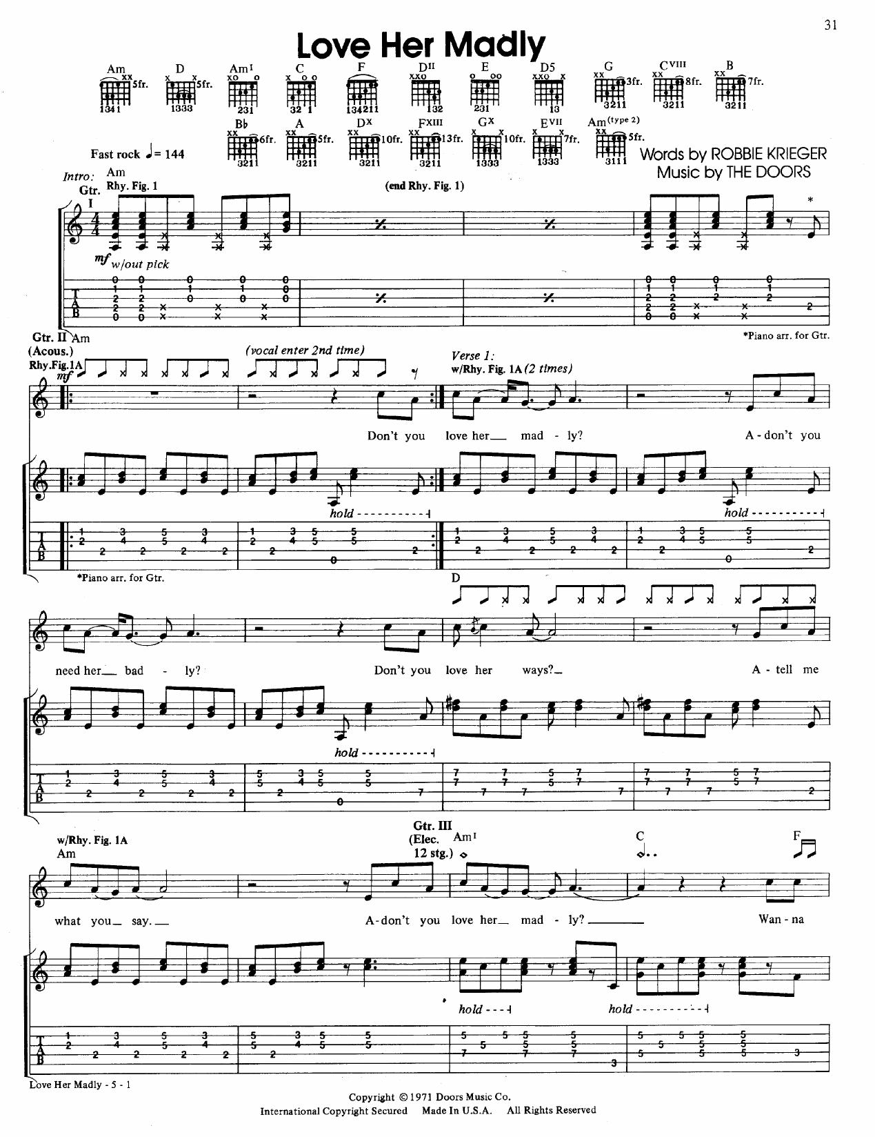 The Doors by Love Her Madly
