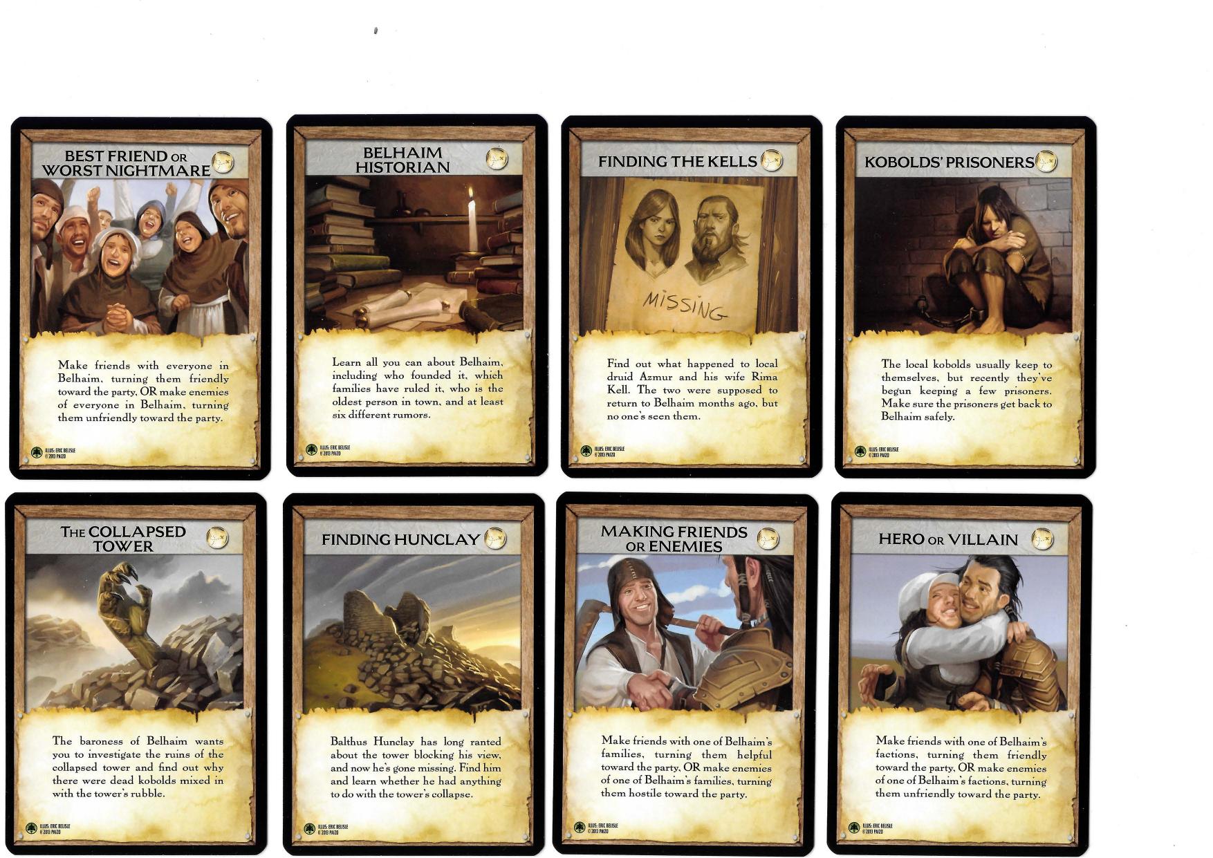 The Dragon's Demand Campaign Cards by Unknown