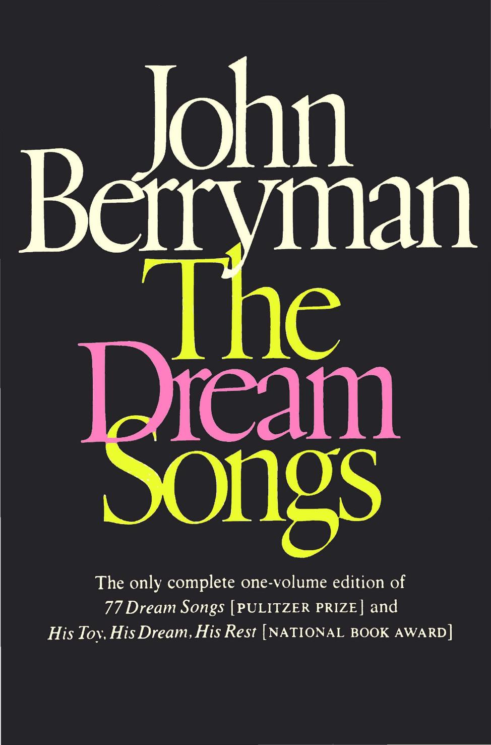 The Dream Songs by John Berryman