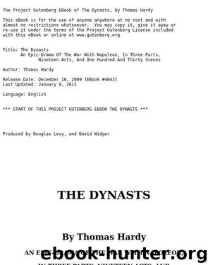 The Dynasts by Thomas Hardy