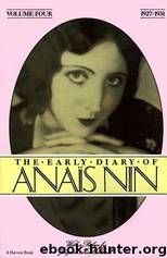 The Early Diary of Anais Nin by Anais Nin