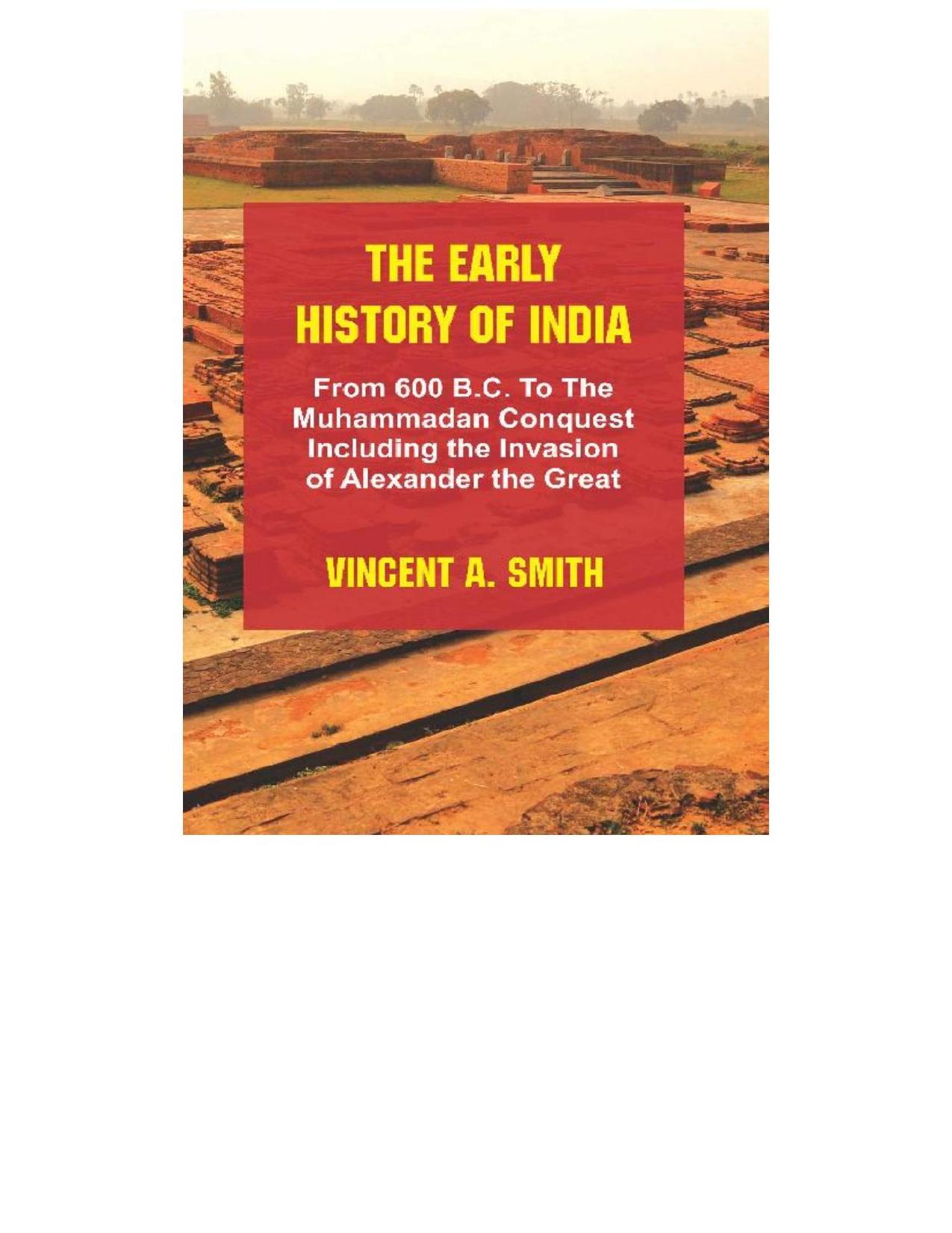 The Early History of India by Vincent A. Smith