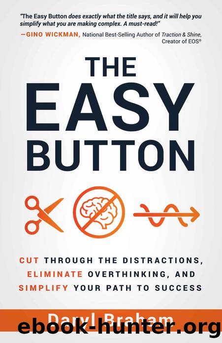 The Easy Button: Cut Through the Distractions, Eliminate Overthinking, and Simplify Your Path to Success by Daryl Braham