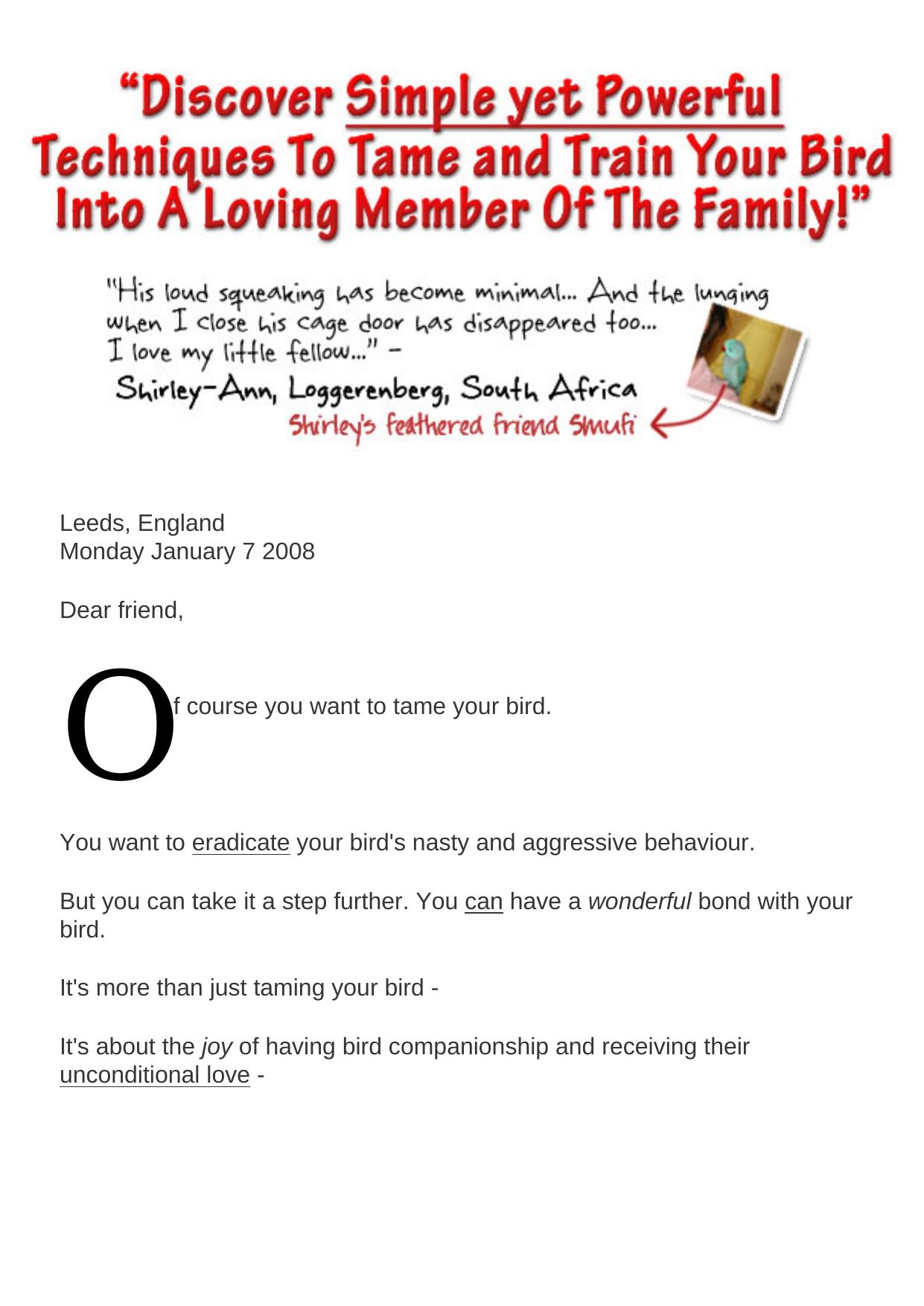 The Easy Parrot System. by Best of Kuszter's Collection