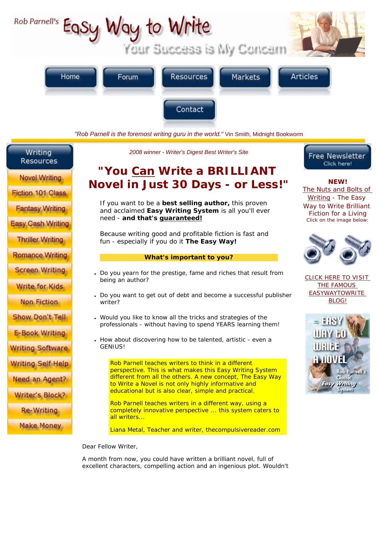 The Easy Way To Write. by Best of Kuszter's Collection