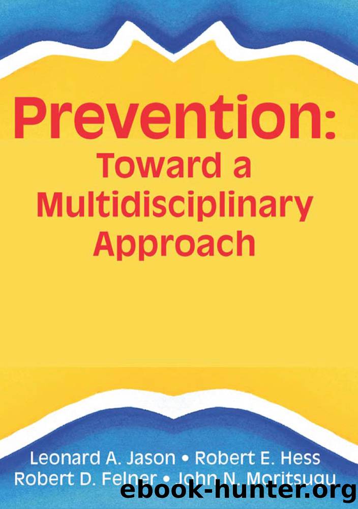 The Ecology of Prevention by unknow