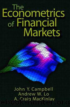The Econometrics of Financial Markets by John Y. Campbell & Andrew W. Lo & A. Craig MacKinlay