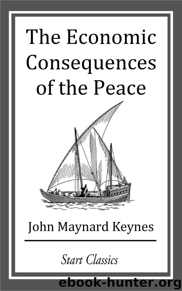 The Economic Consequences of Peace by John Maynard Keynes