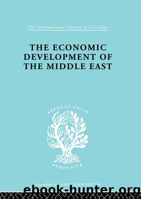 The Economic Development of the Middle East by Alfred Bonne