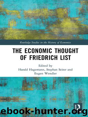 The Economic Thought of Friedrich List by Harald Hagemann Stephan Seiter Eugen Wendler & Seiter Stephan & Wendler Eugen