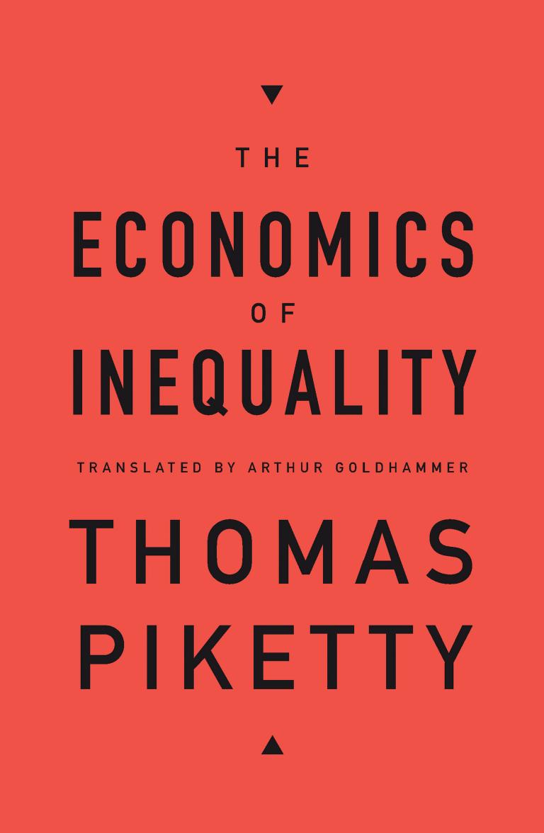 The Economics of Inequality by Thomas Piketty