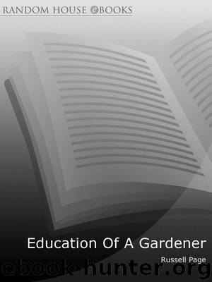 The Education of a Gardener by Russell Page