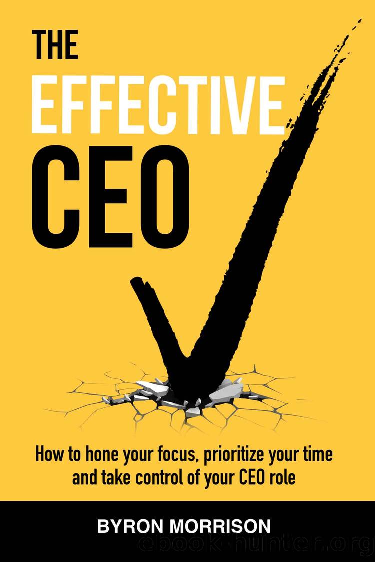 The Effective CEO by Morrison Byron