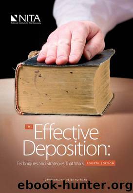The Effective Deposition by Malone David M. & Hoffman Peter T