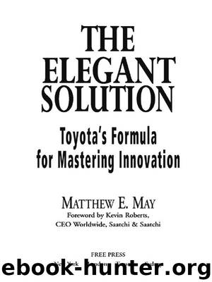 The Elegant Solution by Matthew E. May