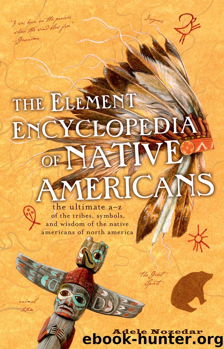 The Element Encyclopedia of Native Americans: An A to Z of Tribes, Culture, and History by Adele Nozedar