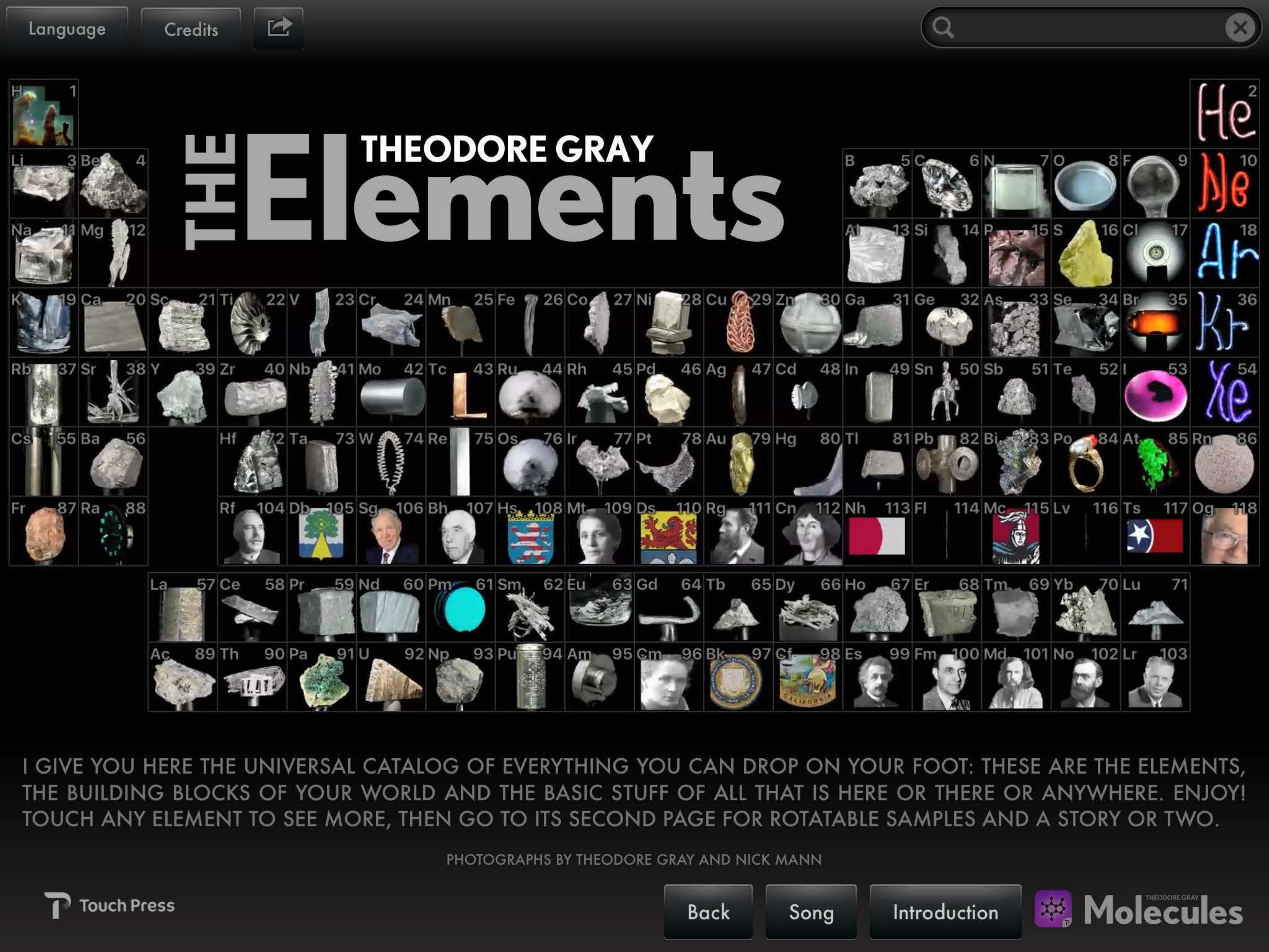 The Elements by Theodore Gray (Eng)