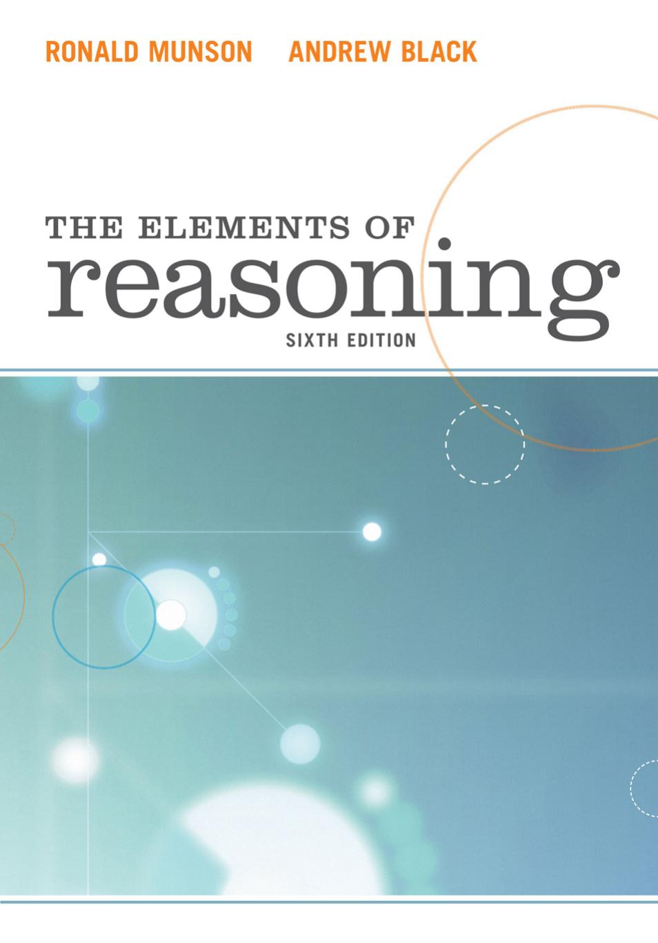 The Elements of Reasoning by Ronald Munson Andrew Black