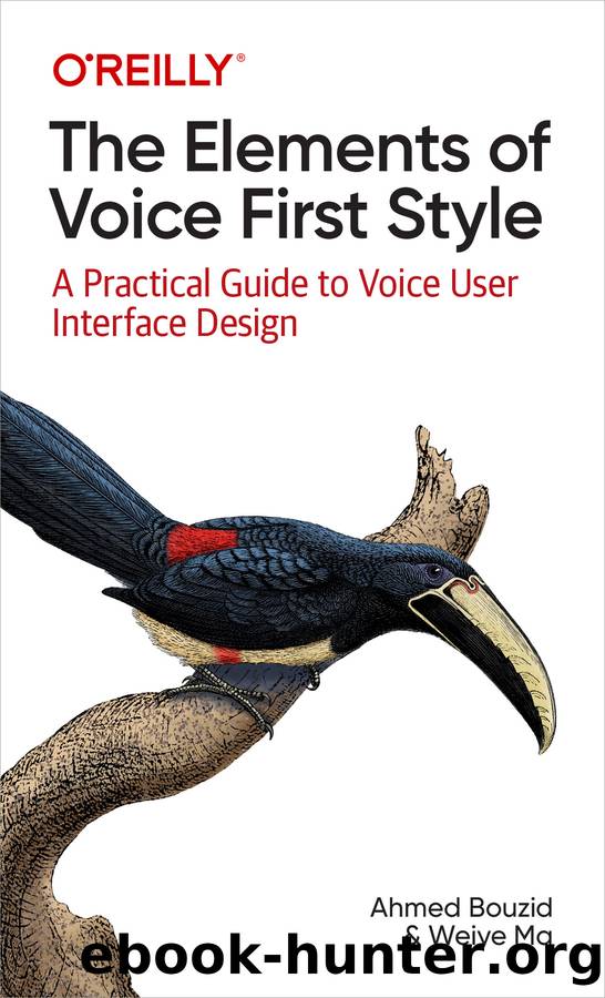 The Elements of Voice First Style by Ahmed Bouzid