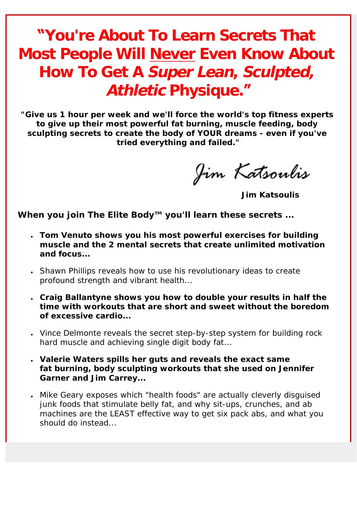 The Elite Body-. by Best of Kuszter's Collection